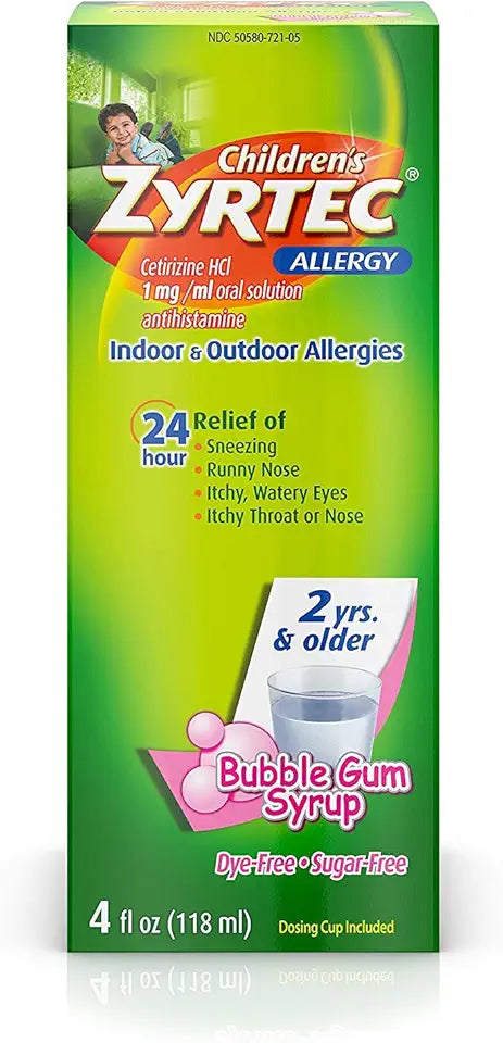Children's Allergy Syrup 4 oz Pack of 3 X864