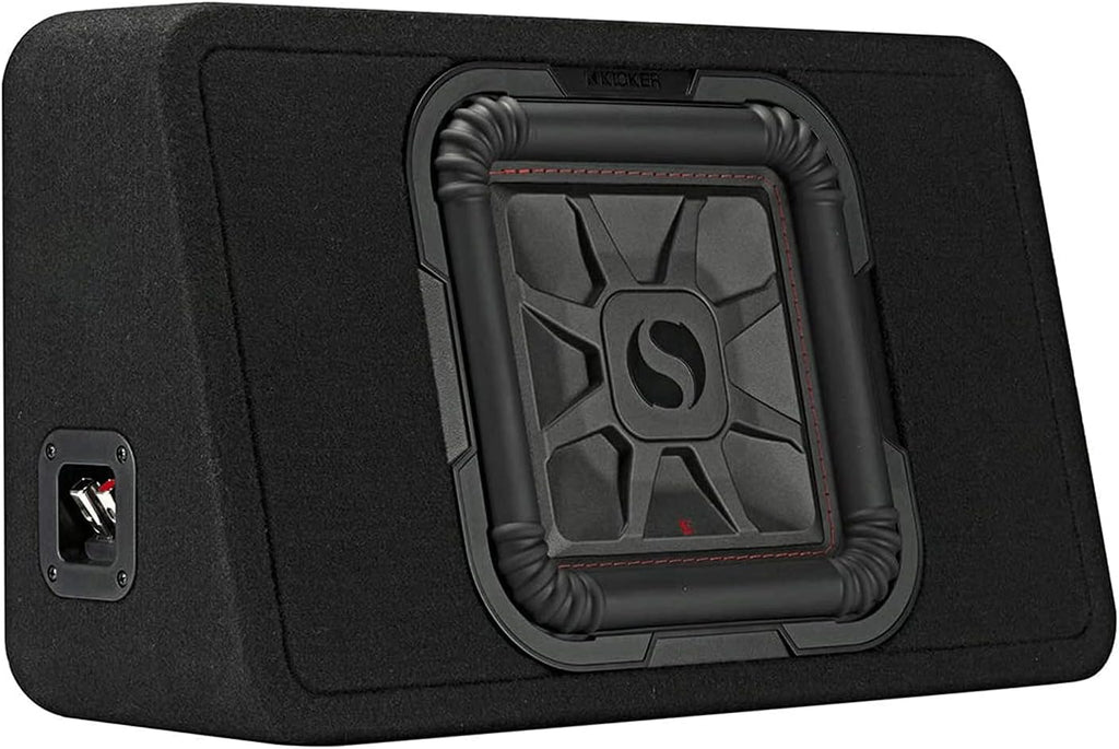 10 Inch 2 Ohm 500 Watt RMS Subwoofer Enclosure, Black C39226