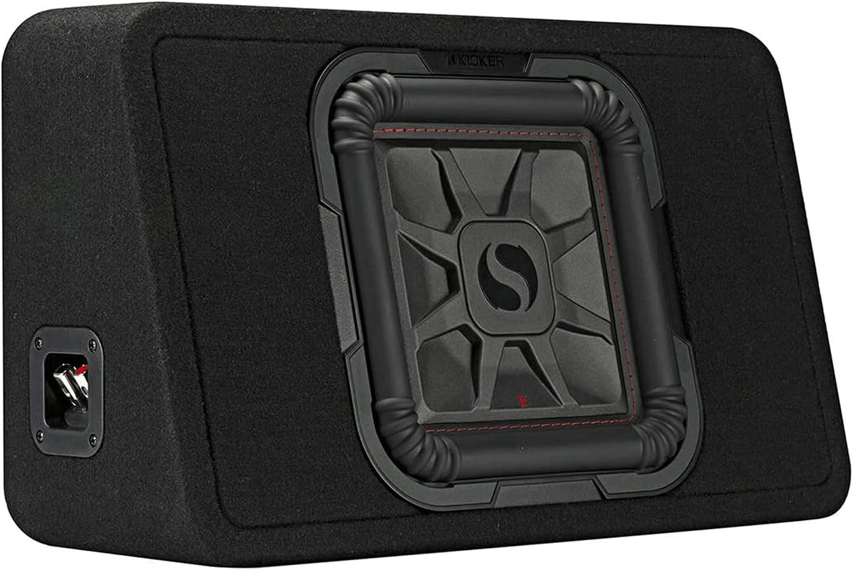 10 Inch 2 Ohm 500 Watt RMS Subwoofer Enclosure, Black C39226