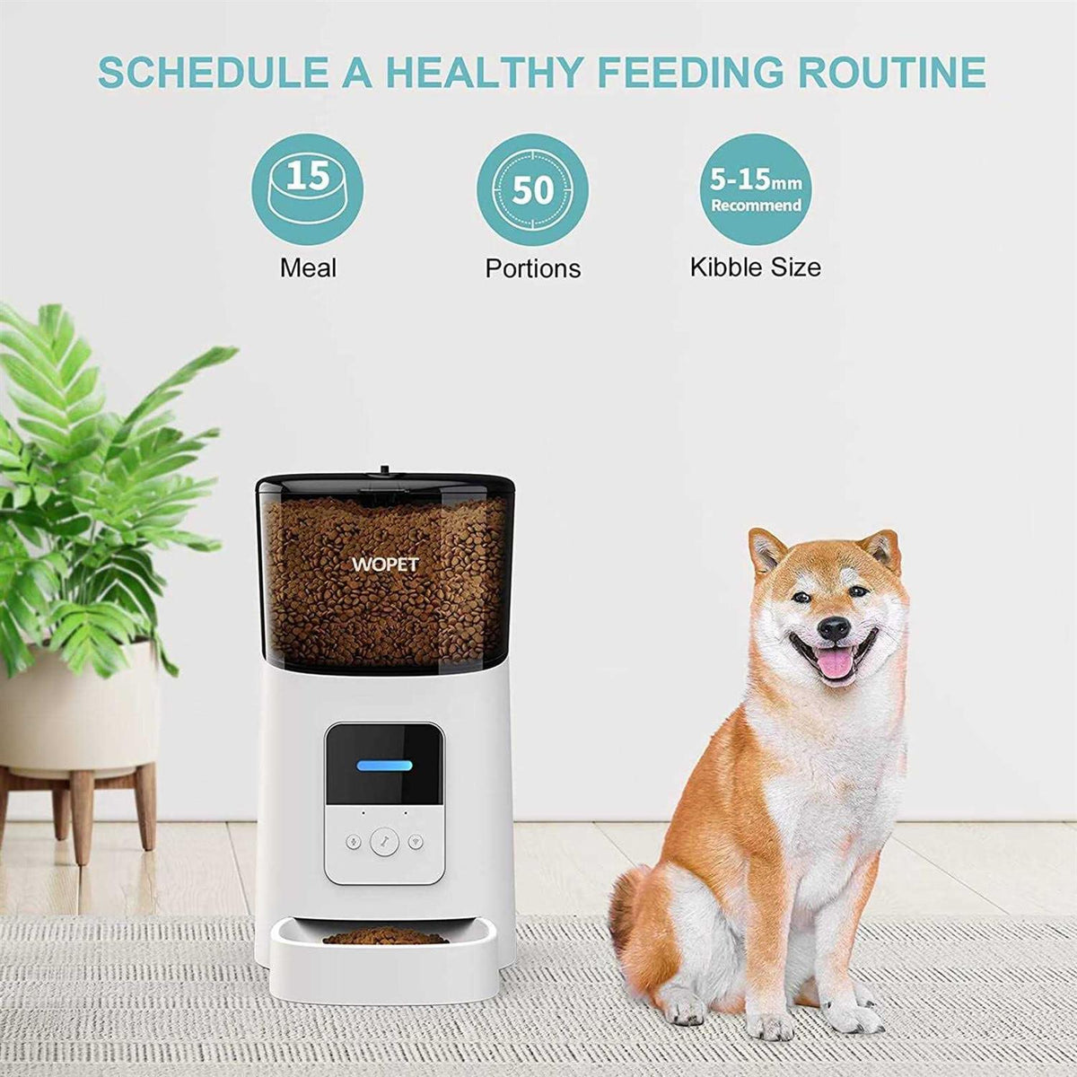 Automatic Wi-Fi Smart Cat Food Dispenser C8735