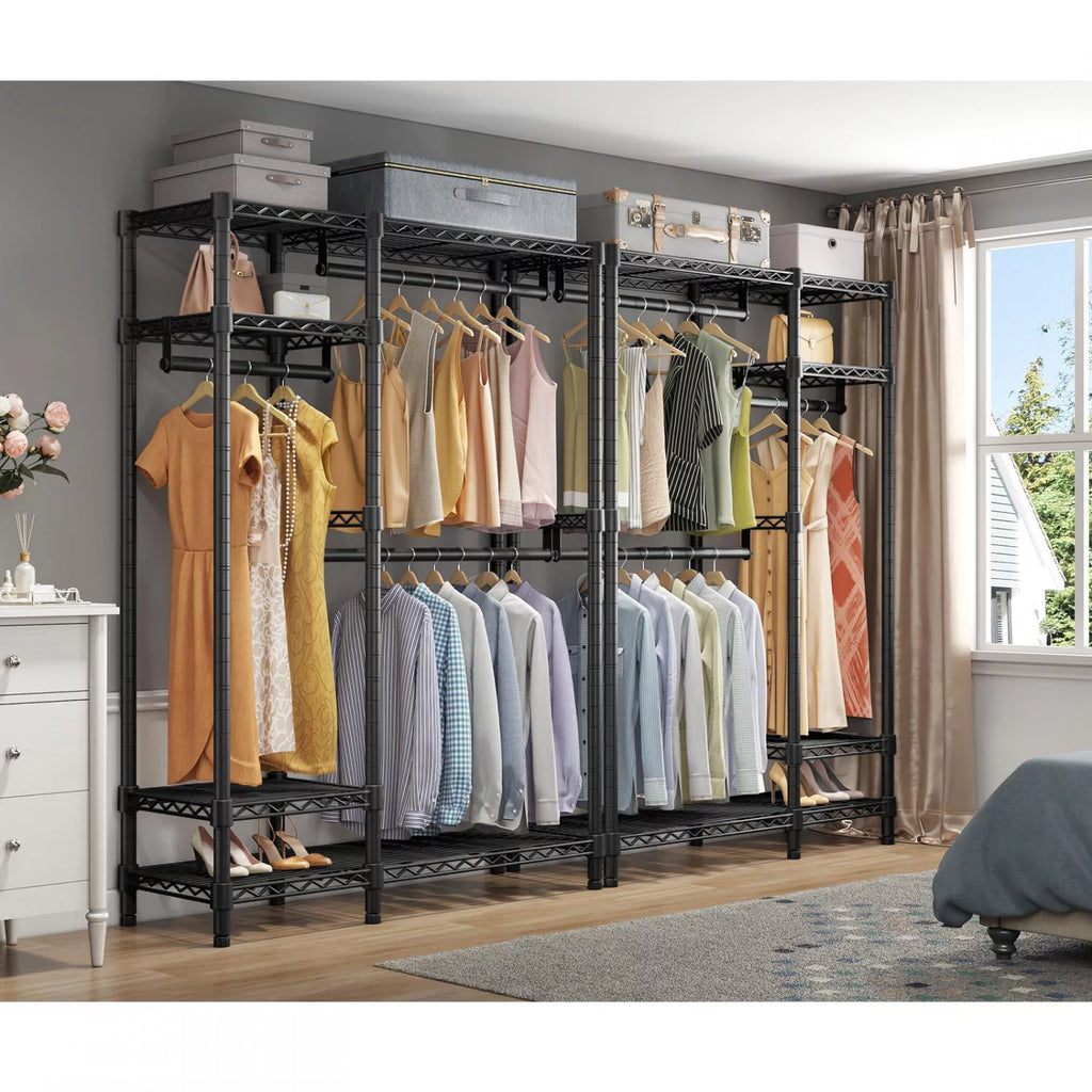 White Metal Garment Rack W763029