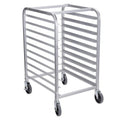 10 Tier Aluminum Bun Pan Rack with Wheels N3667