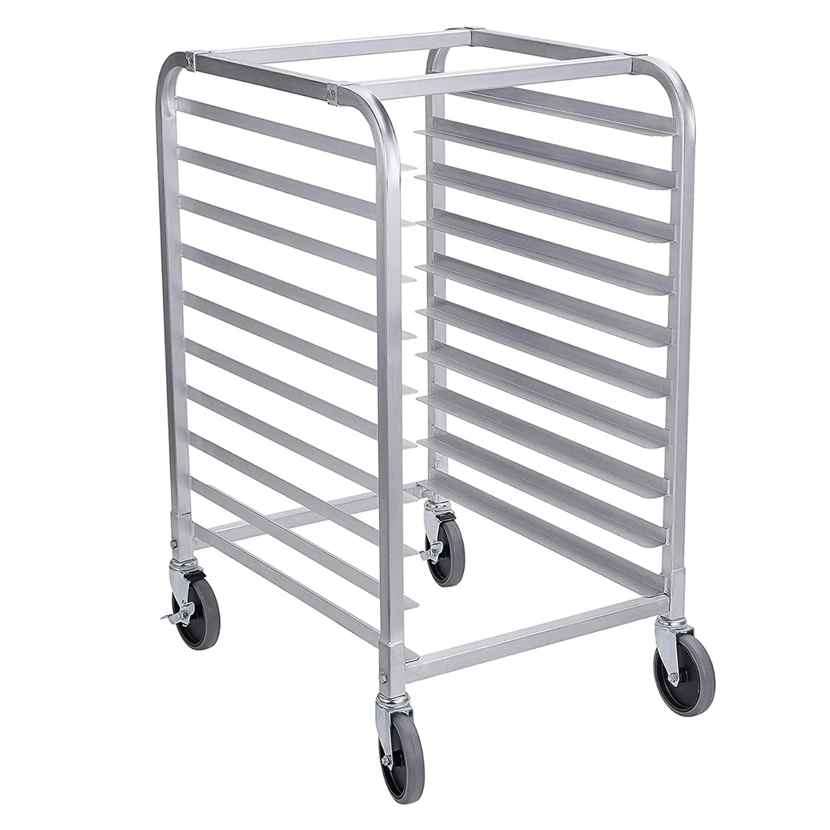 10 Tier Aluminum Bun Pan Rack with Wheels N3667