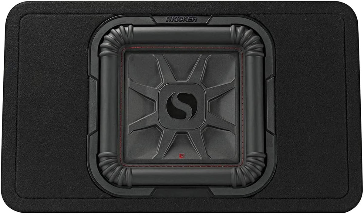 10 Inch 2 Ohm 500 Watt RMS Subwoofer Enclosure, Black C39226