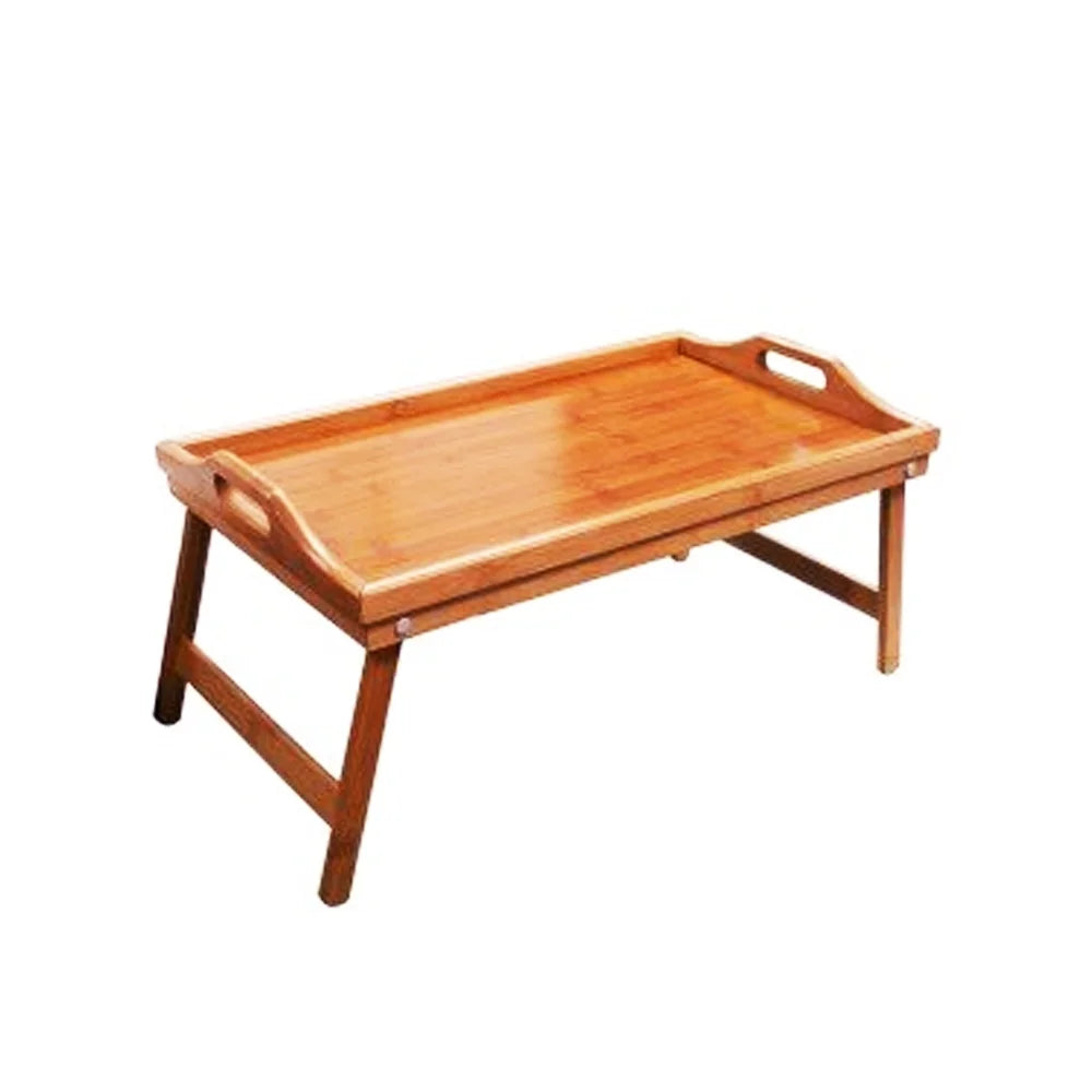 Portable Folding Bamboo Bed Table Brown 20 x 12 x 2.5 Q47445