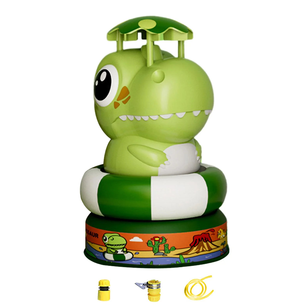 Green Dinosaur 360 Degree Rotating Sprinkler Toy P227623