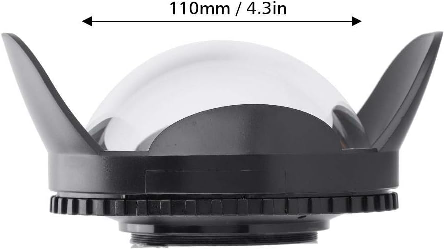 67mm Fisheye Wide Angle Lens Underwater Camera Housing Case M546