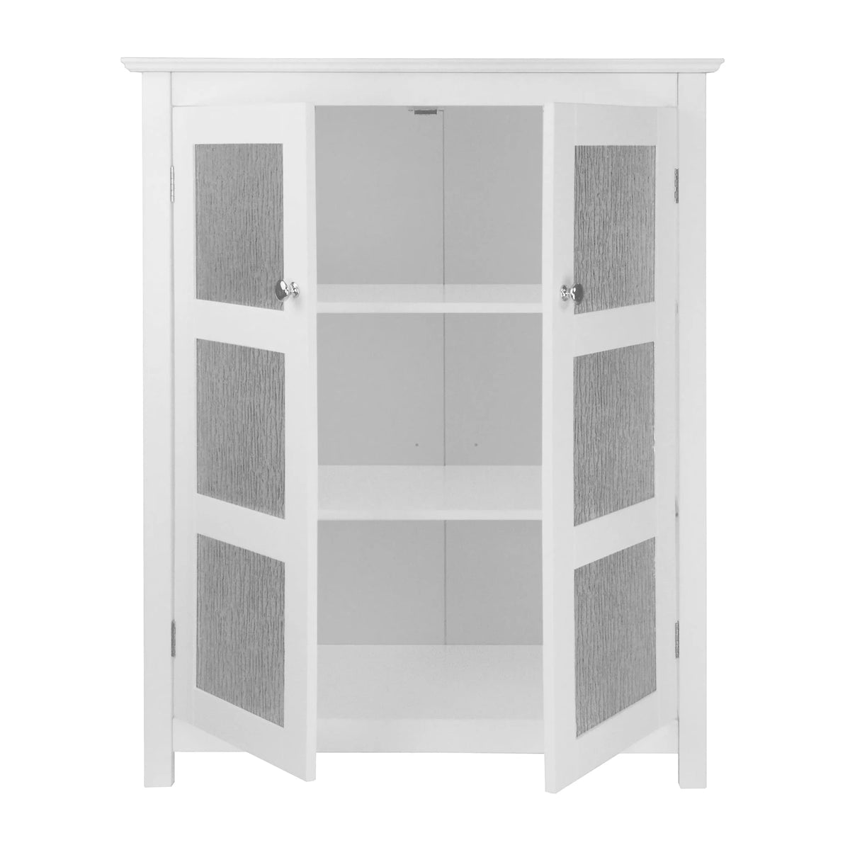 White Bathroom Floor Cabinet V287