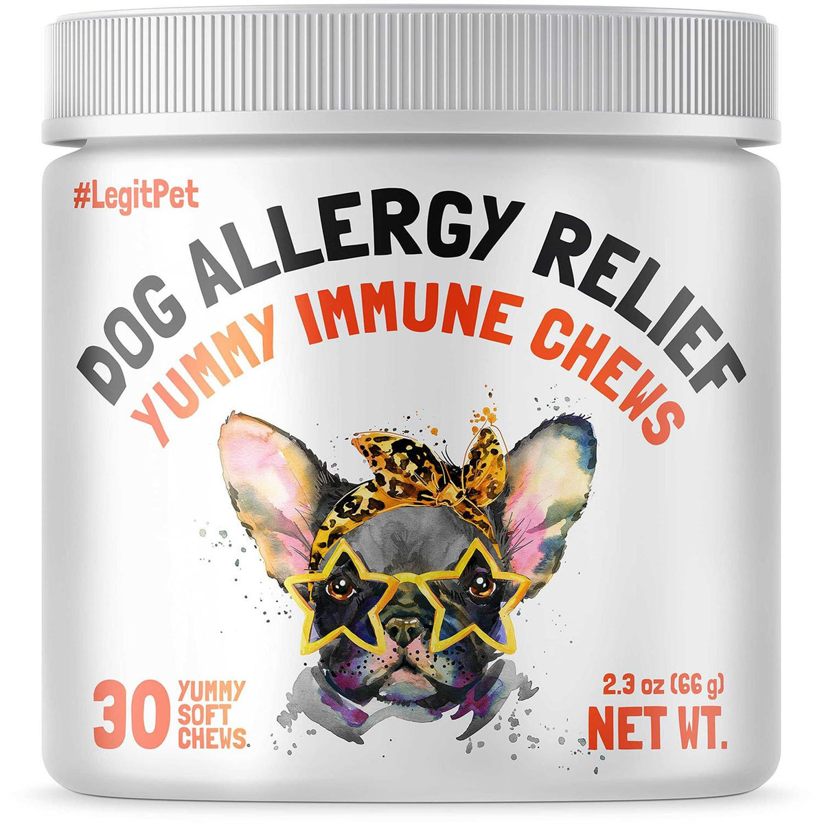Allergy Relief Chews for Dogs with Kelp Colostrum & Bee Pollen Z7268