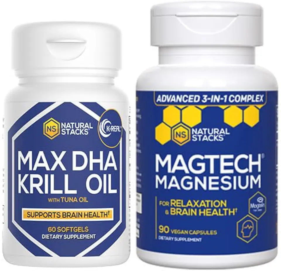 Magnesium + Krill Oil Bundle 150 Total Pieces C233