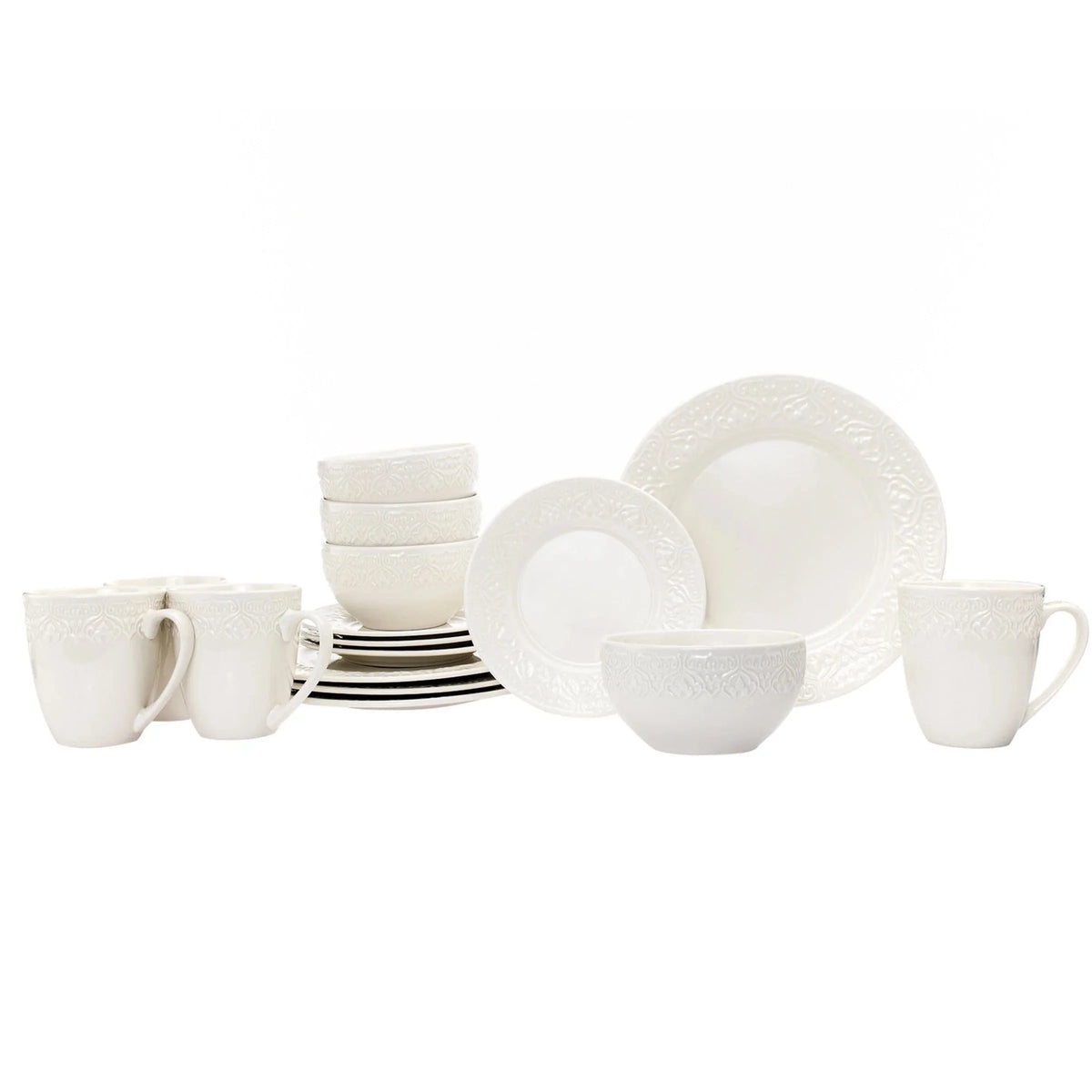 Porcelain 16 Piece Dinnerware Set O42670