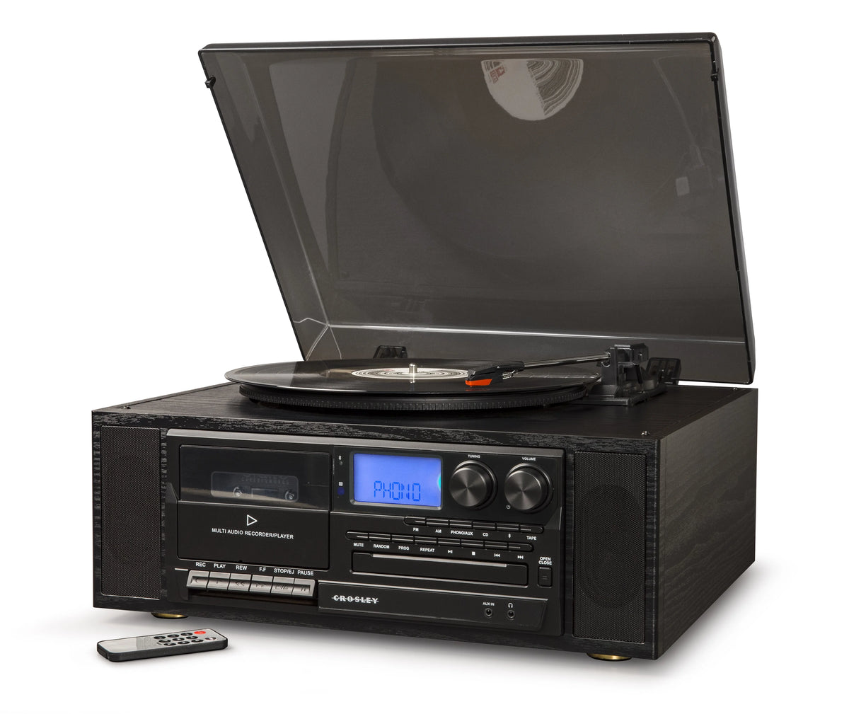 8-in-1 Vinyl Record Player with Cassette Player M884