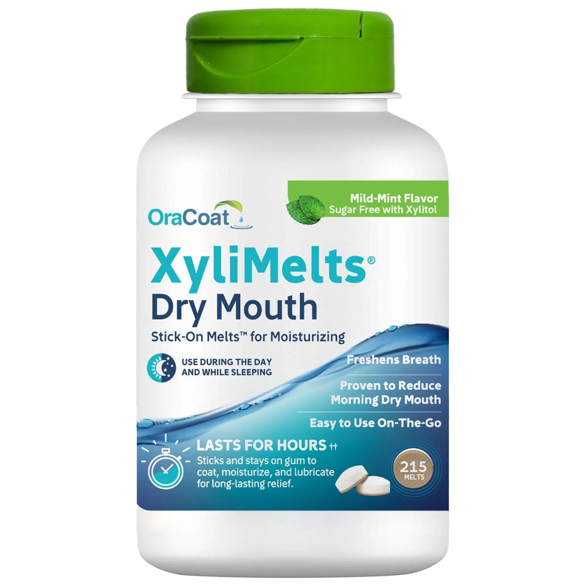 Mild Mint Xylitol Dry Mouth Melts 215 Count J32363