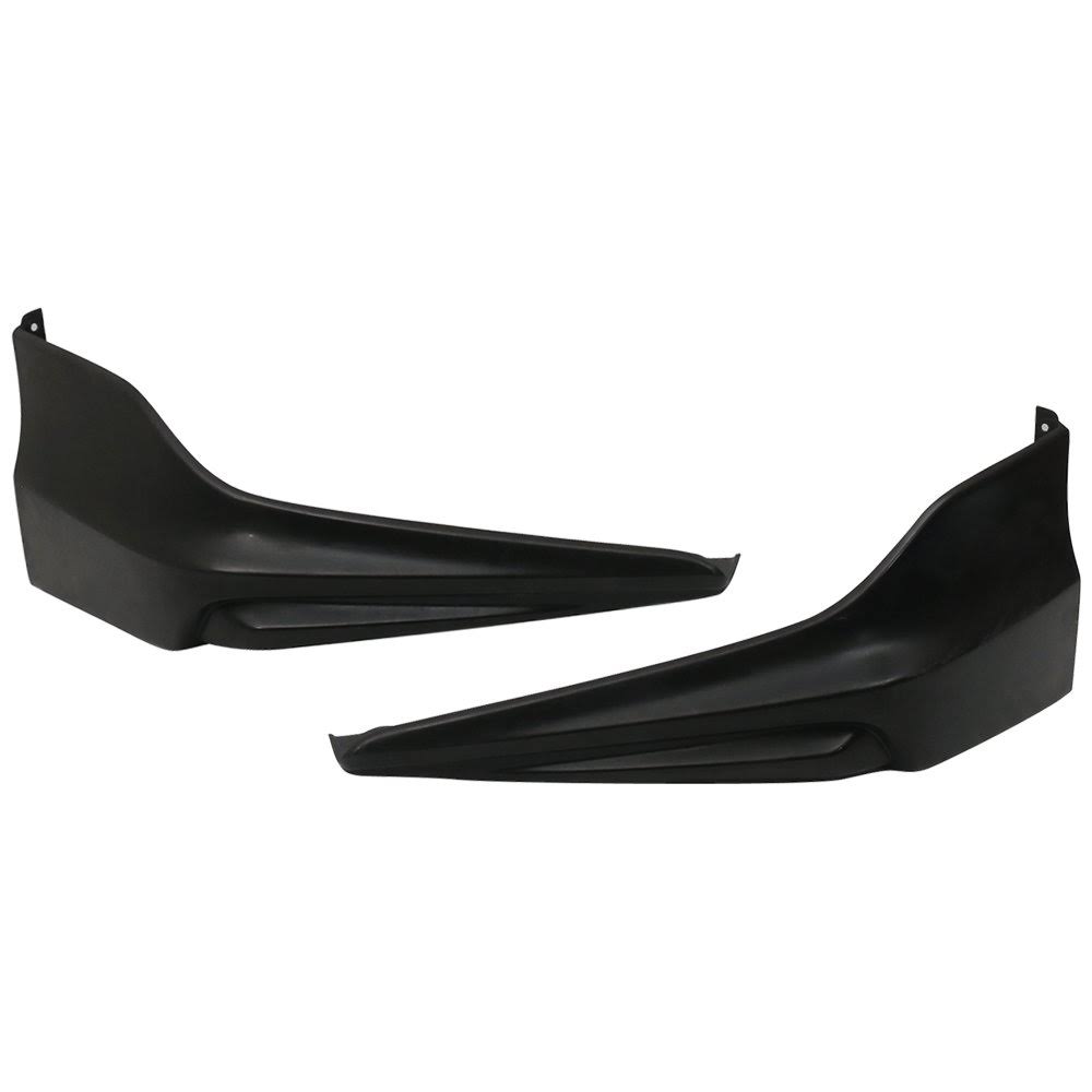 Black 2pc Front Lip Underbody Spoilers R125129