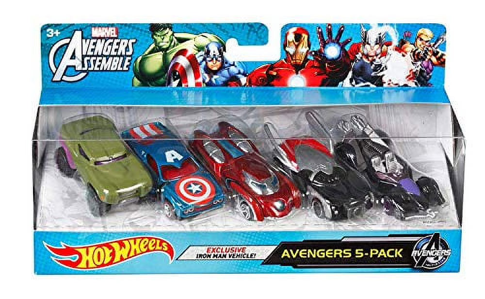 Hot Wheels Marvel Avengers 5-Pack B762043