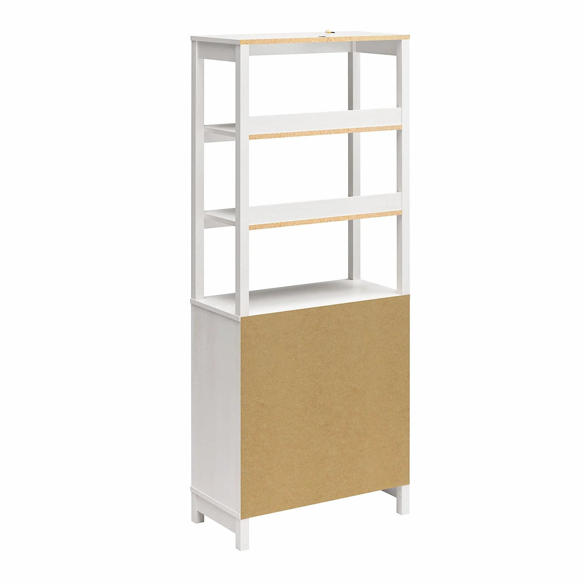 2 Door Ivory Oak Bookcase P9757
