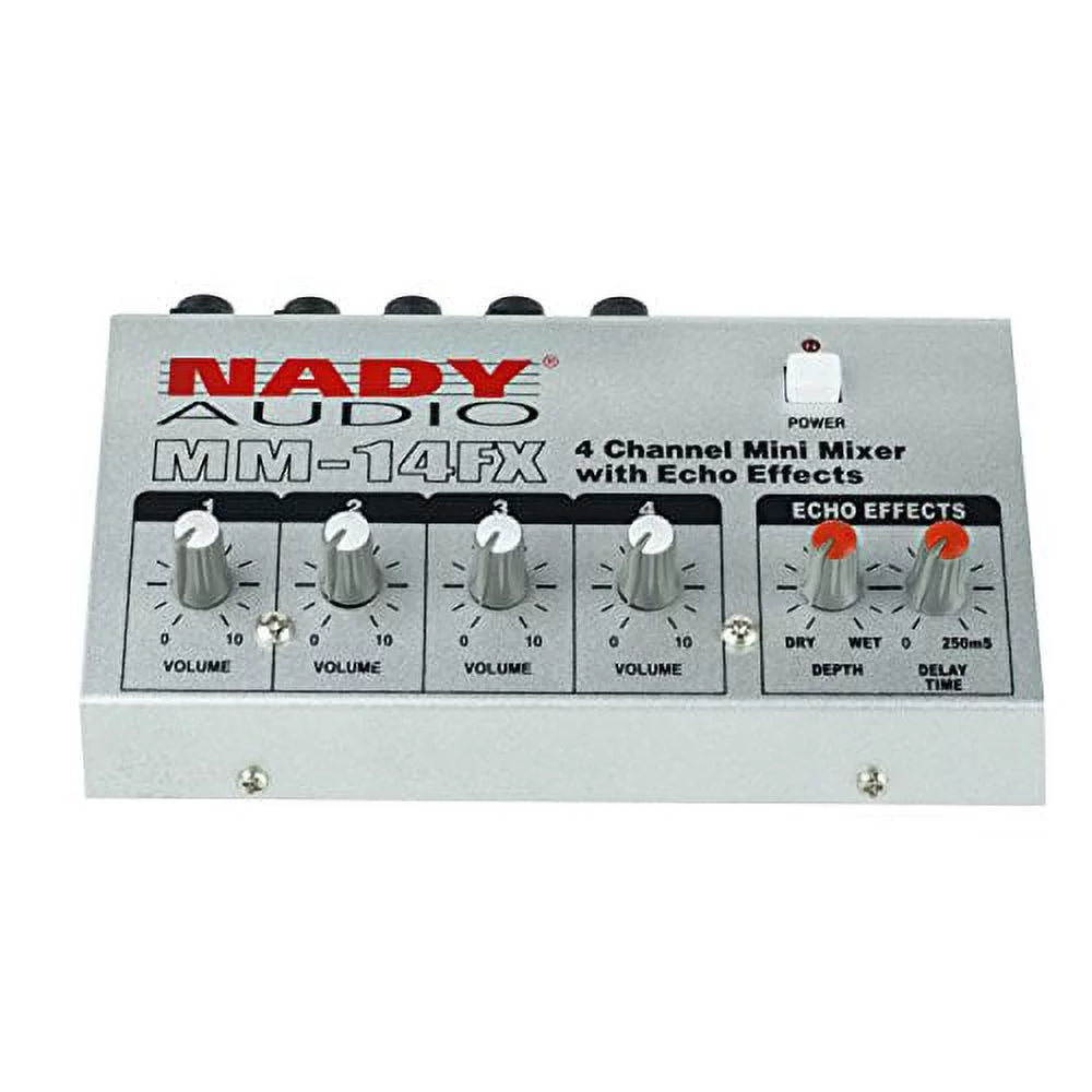 4-Channel Microphone Mixer with Echo Effect O17574