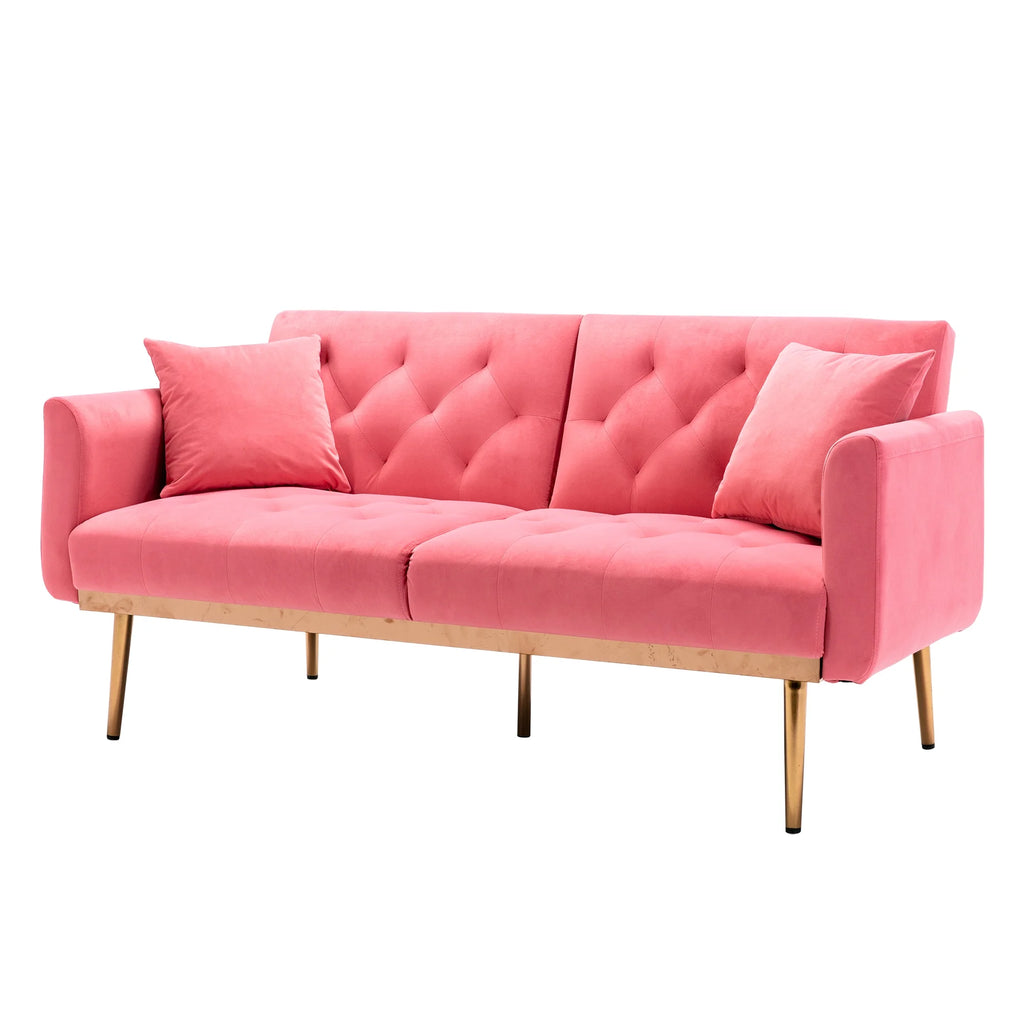 Velvet Sofa with Metal Feet N13192