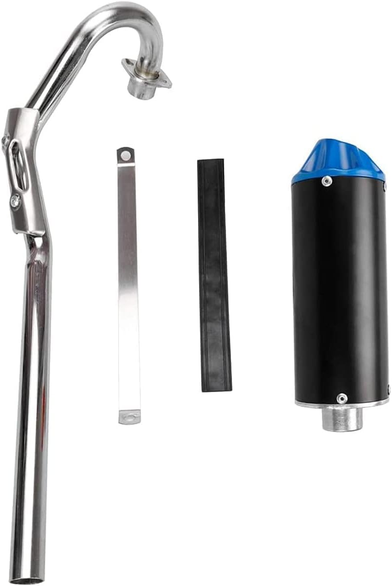 Blue Pack of 2 Exhaust Muffler Silencer Pipe Assembly Kit M5037