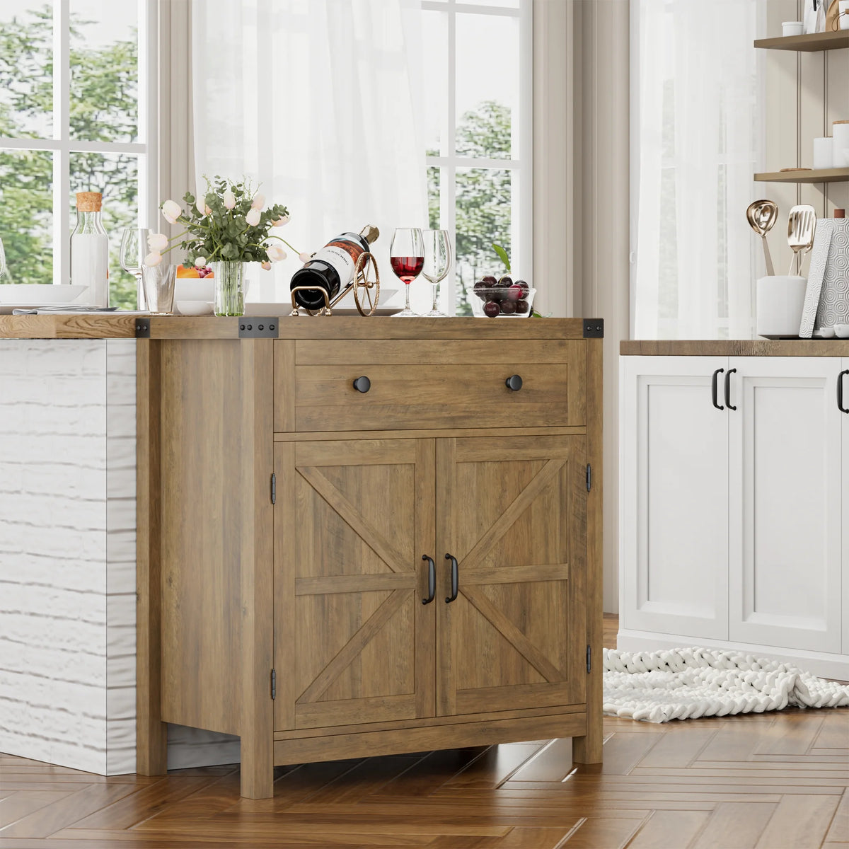 Kitchen Buffet Sideboard with Drawer R525