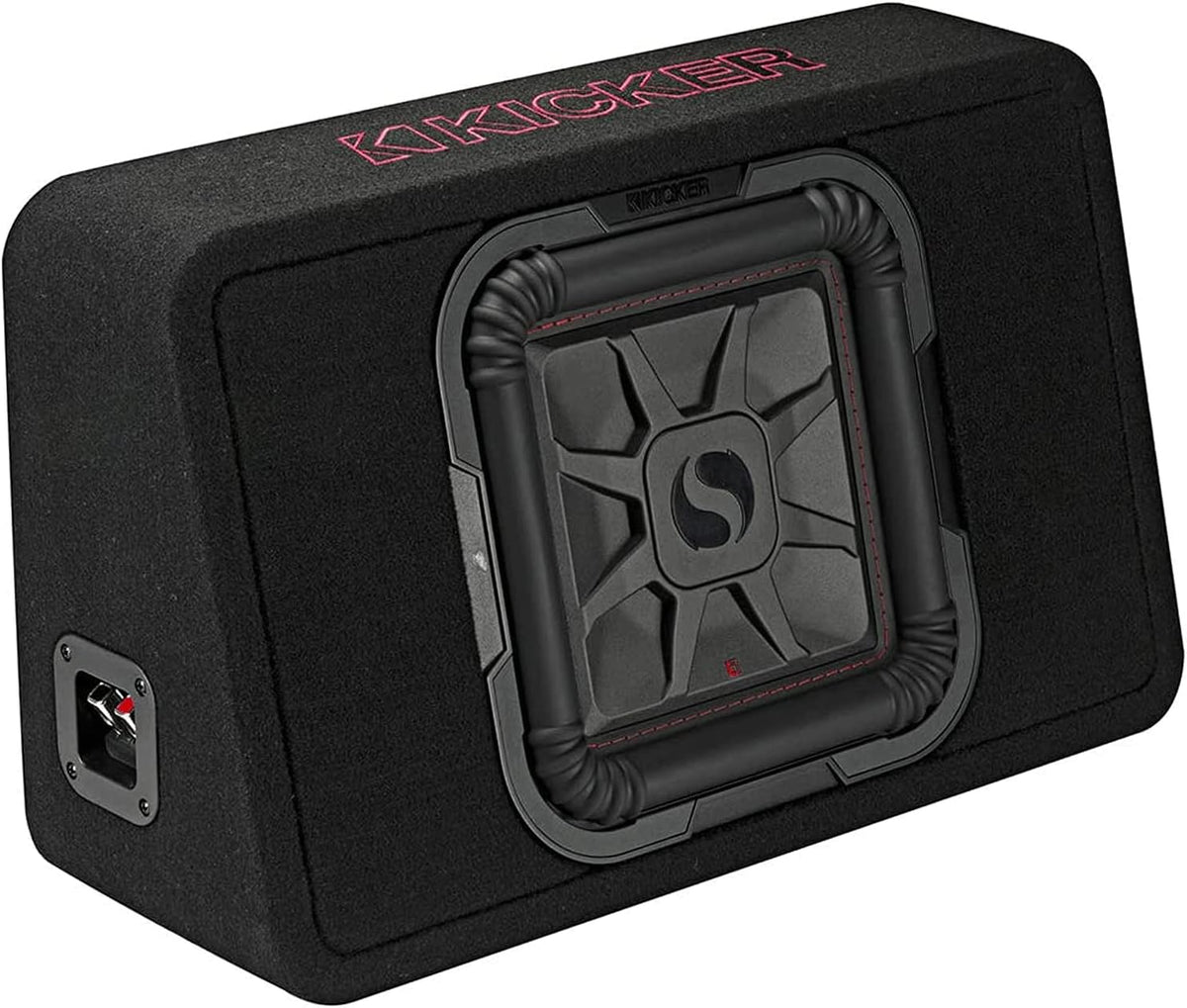 10 Inch 2 Ohm 500 Watt RMS Subwoofer Enclosure, Black C39226